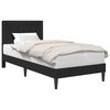vidaXL Estructura de cama con cabecera Negro 90 x 200 cm Terciopelo