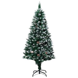 vidaXL &Aacute;rbol de Navidad artificial con pi&ntilde;as y nieve blanca 150 cm