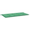 vidaXL Coj&iacute;n de banco de jard&iacute;n tela Oxford verde 100x50x3 cm