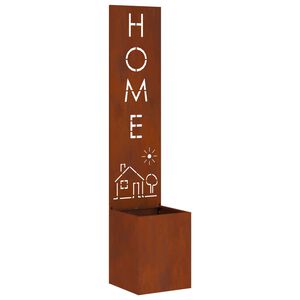 vidaXL Pantalla de Privacidad para Jard&iacute;n Oxidado 32 x 32 x 150 cm