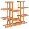 vidaXL Soporte para flores de madera maciza abeto 110x25x110,5 cm