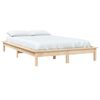 vidaXL Estructura de cama madera maciza de pino 120x200 cm