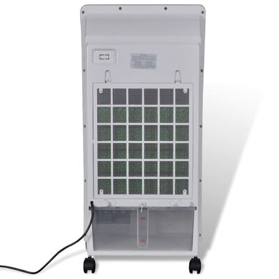vidaXL Enfriador de aire ventilador purificador humidificador 8 L
