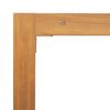 vidaXL Banco de jard&iacute;n Marr&oacute;n 110 x 30 x 45 cm Madera de teca maciza