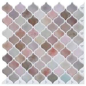 vidaXL Baldosa Lanturn 50 uds. Beige 27 x 27 cm Poliuretano y PET