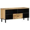 vidaXL Mueble de TV madera maciza de mango 100x33x46 cm