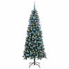 vidaXL &Aacute;rbol de Navidad artificial Verde 180 cm PVC, Pl&aacute;stico y Acero