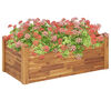vidaXL Arriate de madera maciza de acacia 110x60x44 cm