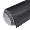 vidaXL L&aacute;minas 3D para coche 2 uds negro mate 100x150 cm+50x150 cm