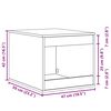 vidaXL Mueble arenero para gatos madera roble ahumado 47x59x42 cm