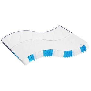 vidaXL Colch&oacute;n de muelles ensacados firmeza media 180x200 cm