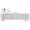 vidaXL Perrera de exterior con techo acero galvanizado plata 10x2x2,5m