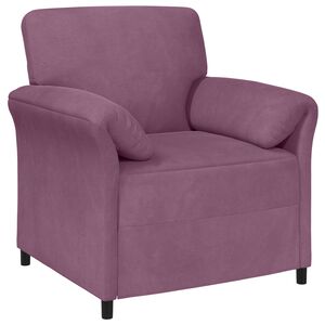 vidaXL Sof&aacute; de una plaza Morado 88 x 83 x 95 cm Terciopelo