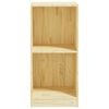 vidaXL Armario auxiliar madera maciza de pino 35,5x33,5x76 cm
