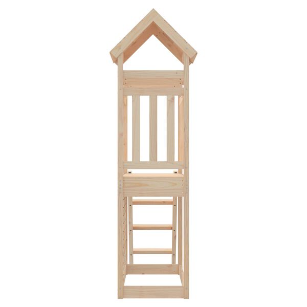vidaXL Torre de Juego Marr&oacute;n Madera de pino macizo