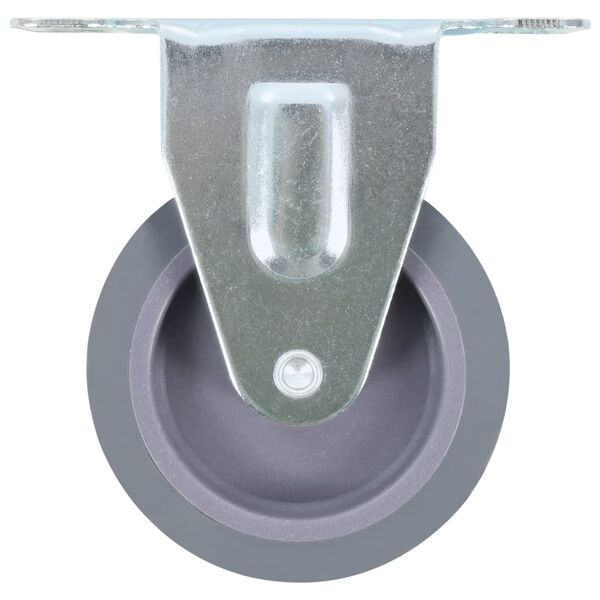 vidaXL Ruedas fijas 4 unidades 75 mm