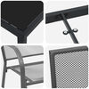 vidaXL Conjunto de Comedor de Jard&iacute;n 5 pcs Antracita