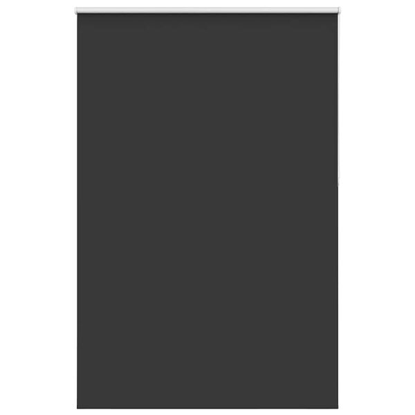 vidaXL Estor Enrollable Opaco negro 165x210 cm Tela Ancho 161,6 cm