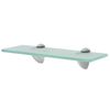 vidaXL Estante flotante de cristal 30x10 cm 8 mm