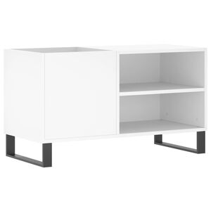vidaXL Mueble para discos madera de ingenier&iacute;a blanco 85x38x48 cm