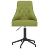 vidaXL Silla de comedor giratoria de terciopelo verde claro