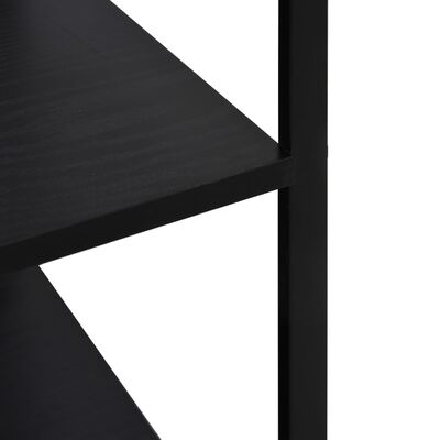 vidaXL Armario para microondas madera ingeniería negro 60x39,6x79,5 cm