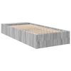 vidaXL Estructura de cama madera de ingenier&iacute;a gris Sonoma 90x200 cm