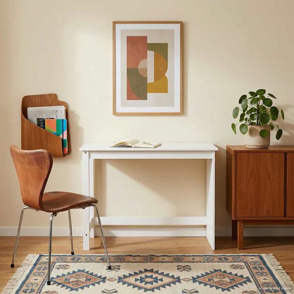 vidaXL Escritorio 112 x 50 x 75 cm Madera de Pino Macizo