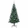vidaXL &Aacute;rbol de Navidad Artificial Preiluminado Verde 210 cm