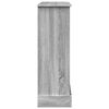 vidaXL Borde de chimenea madera ingenier&iacute;a gris Sonoma 90x30x90 cm