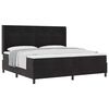 vidaXL Cama tipo Box Spring con colch&oacute;n Negro 200 x 200 cm Terciopelo