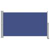 vidaXL Toldo lateral retr&aacute;ctil para patio azul 140x300 cm