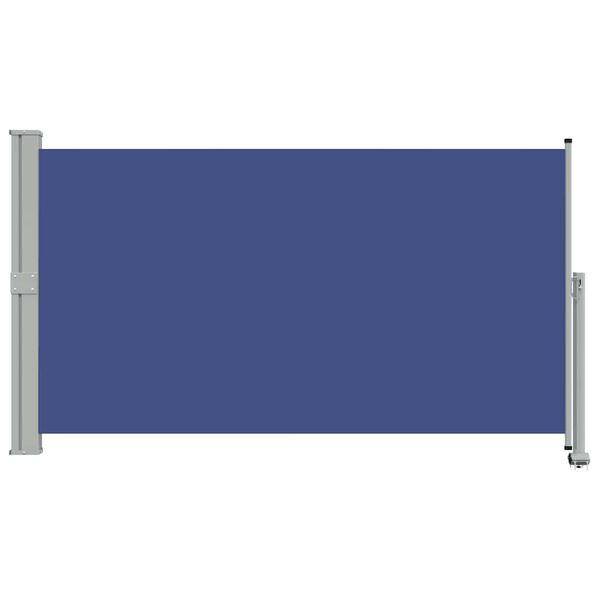 vidaXL Toldo lateral retr&aacute;ctil para patio azul 140x300 cm