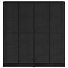 vidaXL Alacena 2 pcs Roble Negro 68 x 37 x 142 cm Madera contrachapada