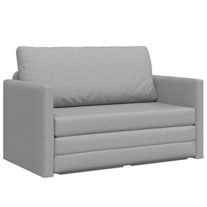 vidaXL Sof&aacute; cama Gris Nube 124 x 71 x 78 cm tela