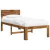 vidaXL Estructura de Cama Individual con Cabecera ROSTOCK Natural