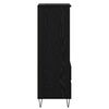 vidaXL Alacena Roble Negro 40 x 36 x 110 cm Madera contrachapada