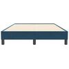 vidaXL Estructura de cama sin colch&oacute;n terciopelo azul oscuro 120x210cm