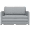 vidaXL Sof&aacute; cama 110cm Gris Claro tela