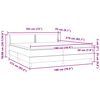 vidaXL Cama box spring con colchones terciopelo rosa 180x210 cm