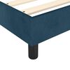 vidaXL Estructura de cama con somier terciopelo azul oscuro 140x190cm