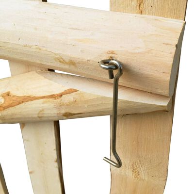 vidaXL Puerta para valla madera de avellano 100x120cm