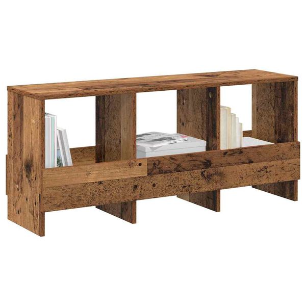 vidaXL Estante de revistas Madera vieja 102 x 30 x 45 cm
