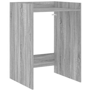 vidaXL Armario para lavadora Gris Sonoma 67,5 x 62 x 97 cm