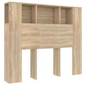 vidaXL Mueble cabecero color roble Sonoma 120x18,5x102,5 cm