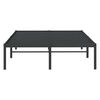 vidaXL Estructura de cama sin colch&oacute;n metal negro 120x200 cm
