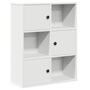 vidaXL Estanter&iacute;a de madera de ingenier&iacute;a blanca 60x24x76,5 cm