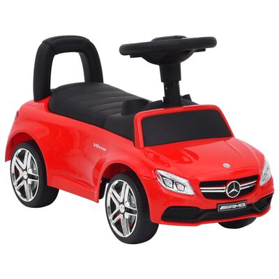 vidaXL Coche para niños Mercedes Benz C63 rojo