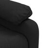 vidaXL Sillón reclinable de tela negro