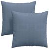 vidaXL Cojines de sof&aacute; 2 pcs Azul 60 x 60 cm Tela de pana
